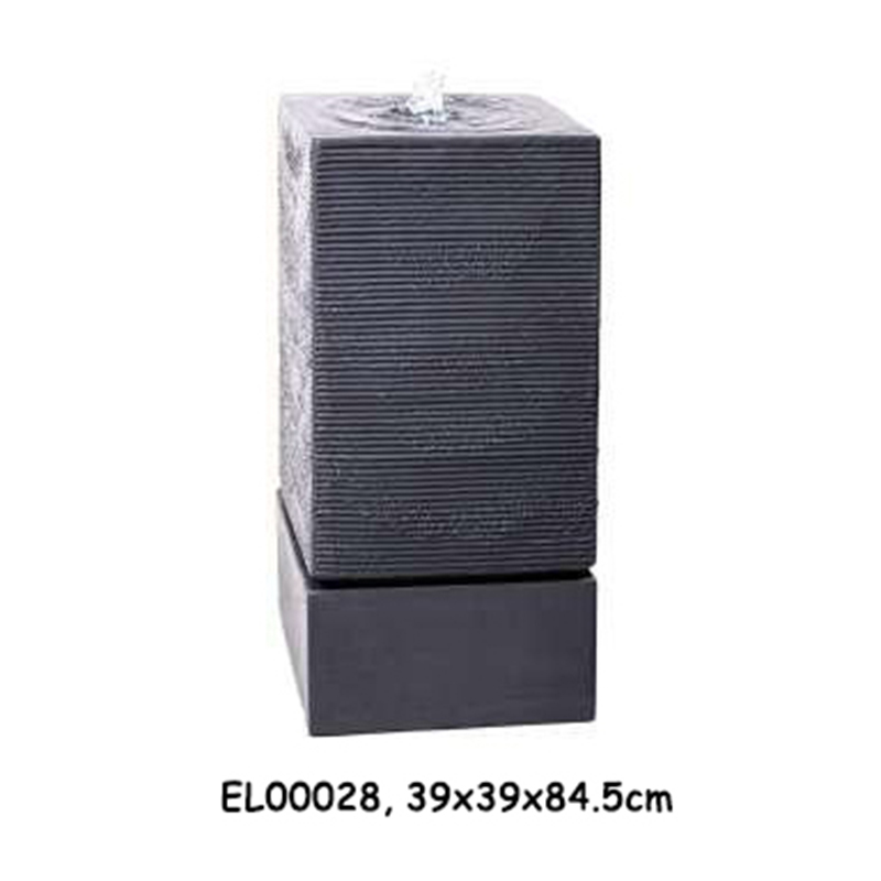 High-Quality Fiber Resin Square Style Fountain Water Feature Manufacturer, Suppliers