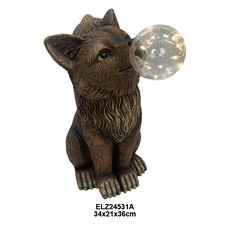 Best Home Garden Decors Indoor Outdoor Handcrafted Fiber Clay Fox Bulbs Collection Cute Foxes Factories, Service