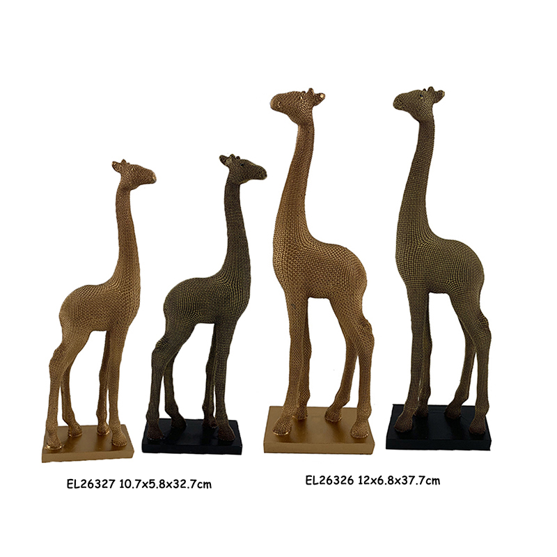 High-Quality Resin Arts & Crafts Table top Decoration Africa Giraffe Figurines Deer   Suppliers, Factories