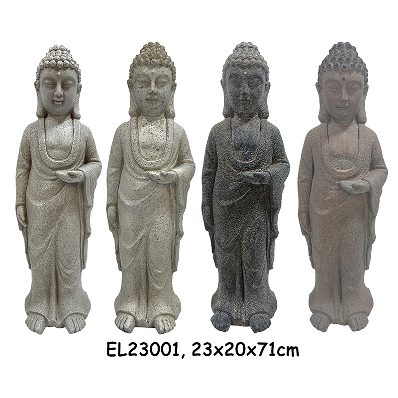 Best Fiber Clay Light Weight MGO Standing Buddha Statues Figures Manufacturers, Factories