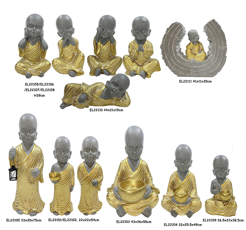 Shaolin Monk Statue 5