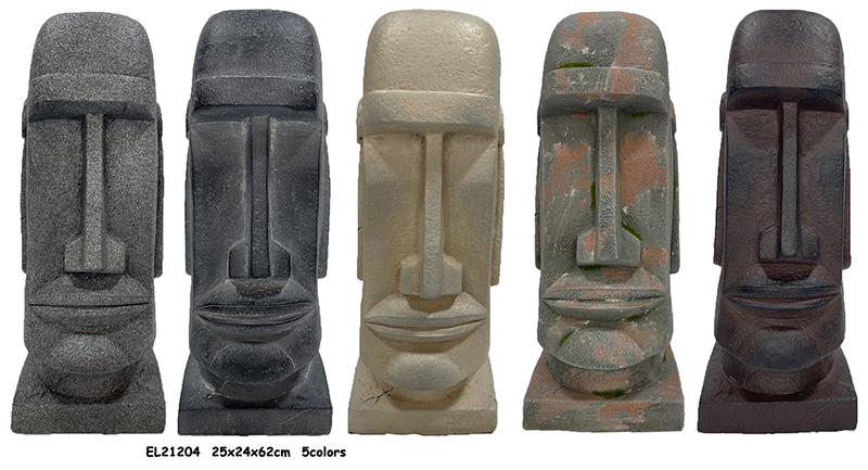High-Quality Fiber Clay MGO Lightweight Easter Island Statues Exporter, Products