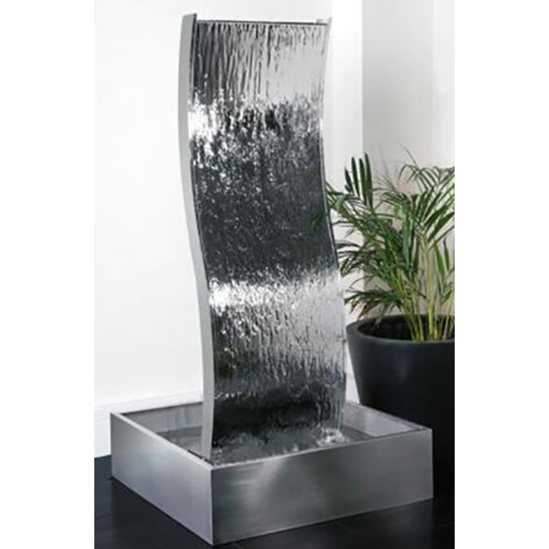 High-Quality Stainless Steel Wall Waterfall Fountain Water Features Manufacturers, Product