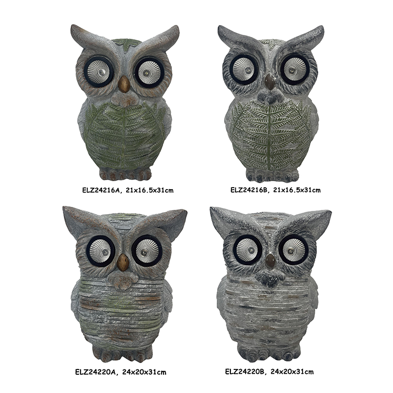 Owl Statue Display 2