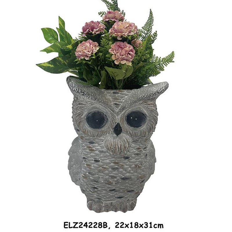 Best Owl-Shaped Planter Statues Owl Deco-Pot Garden Planters Garden Pottery Indoor and Outdoor Manufacturer, Exporter