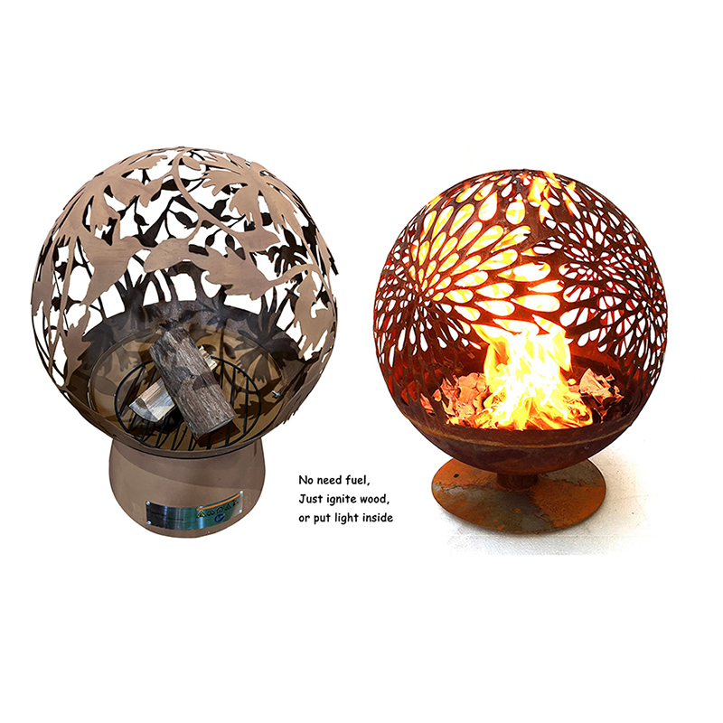 Best Mild Steel Globe Fire Pit Butterfly Image Supplier, Suppliers