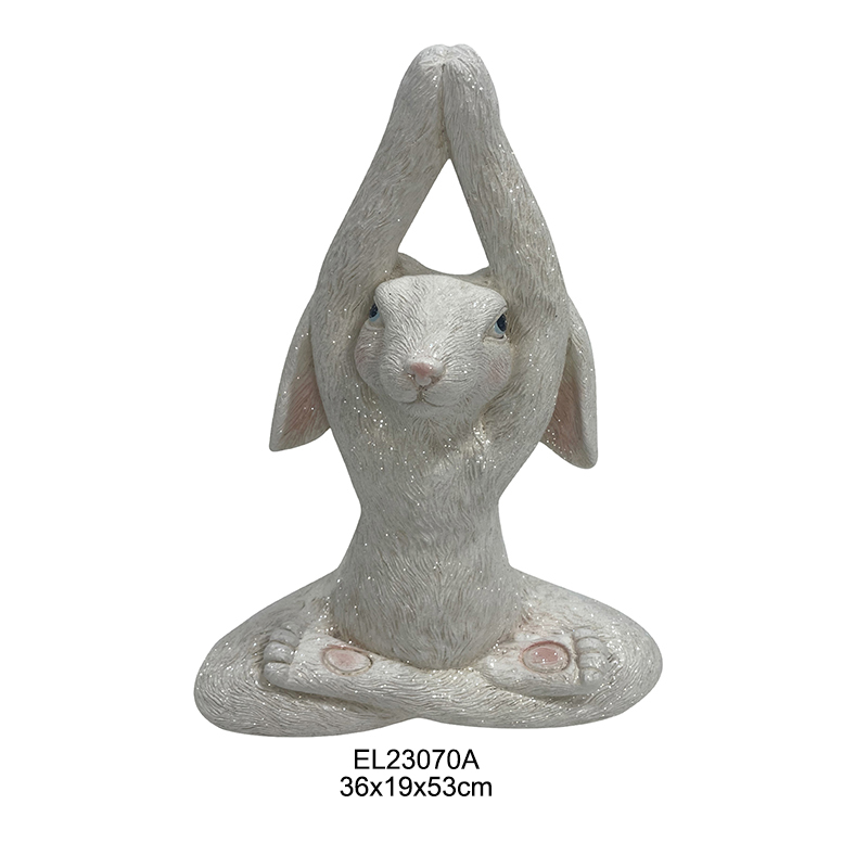 High-Quality Cute Yoga Rabbit Collection Spring Easter Garden Decoration Daily Items Factory, Exporter