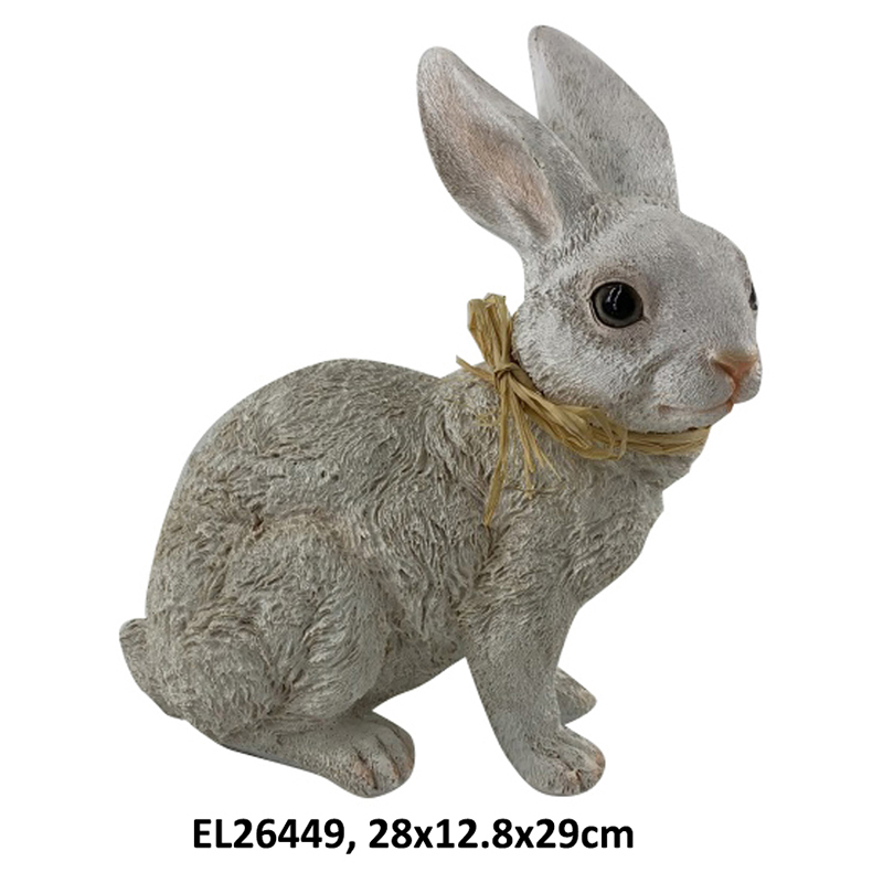 Best Rustic Rabbit Figurines Collection Stone Finished Easter Bunnies Home and Garden Decor Manufacturer, Service
