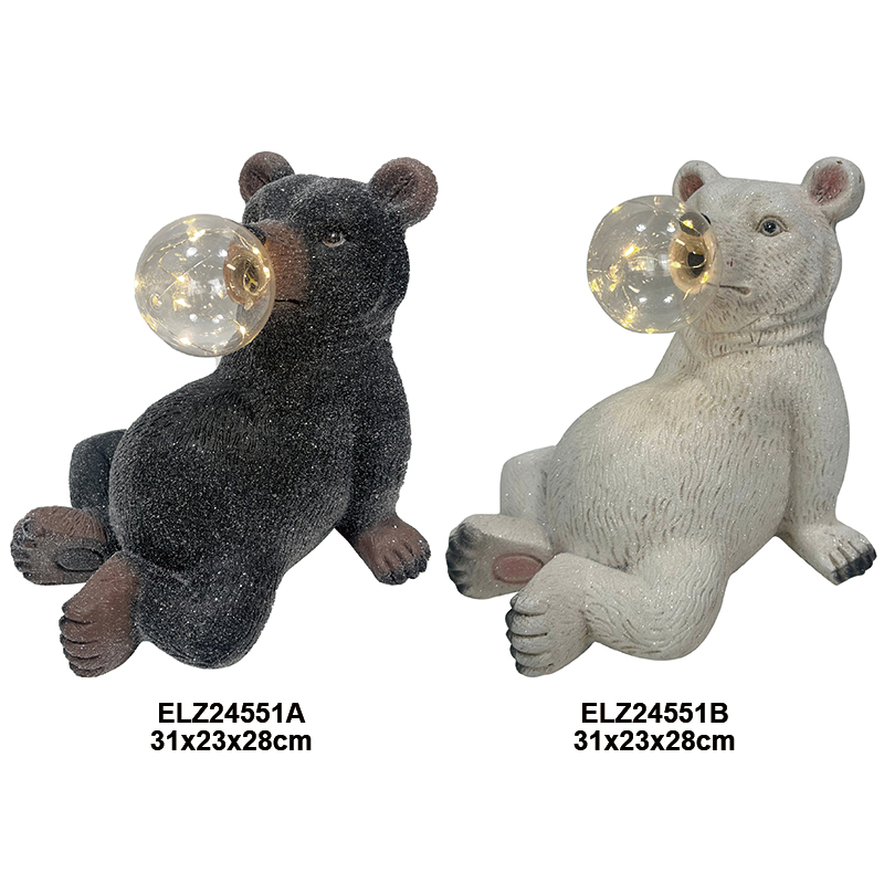 Fiber Clay Bear Bulb 3