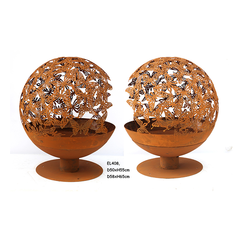 Best Mild Steel Globe Fire Pit Butterfly Image Supplier, Suppliers