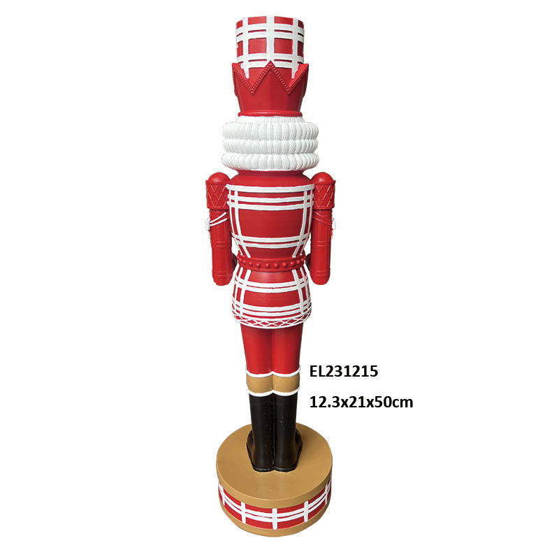 Best Classic Resin Nutcracker Figure Tabletop Holiday Decor Nutcracker Holding Plate Christmas Decoration Manufacturers, Factory