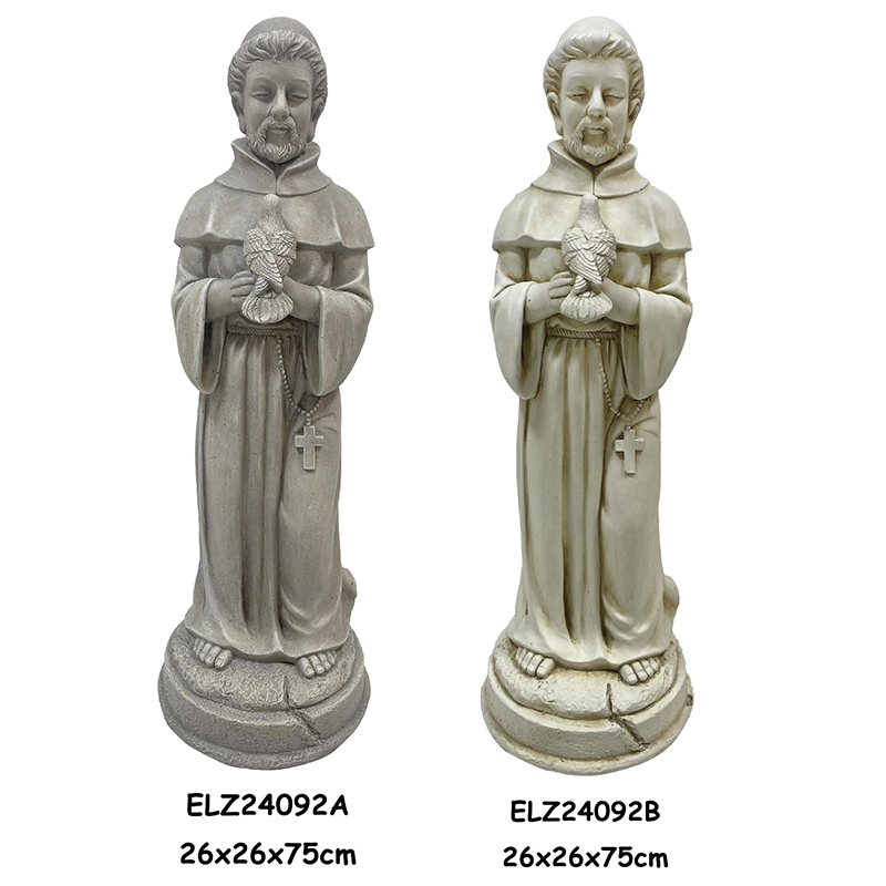 Wholesale Handcrafted Religious Figure Statues Holding Pot or Bird Suit For Home and Garden Decor Manufacturer, Service