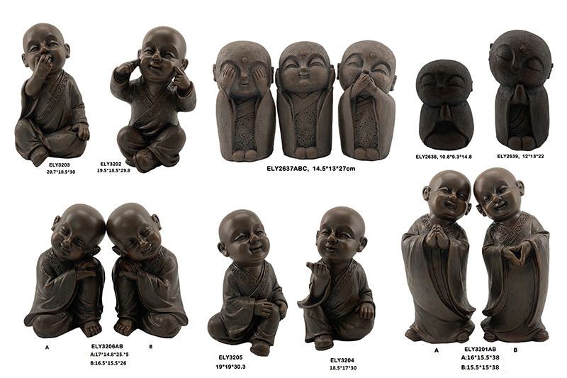 Shaolin Monk Statue 4