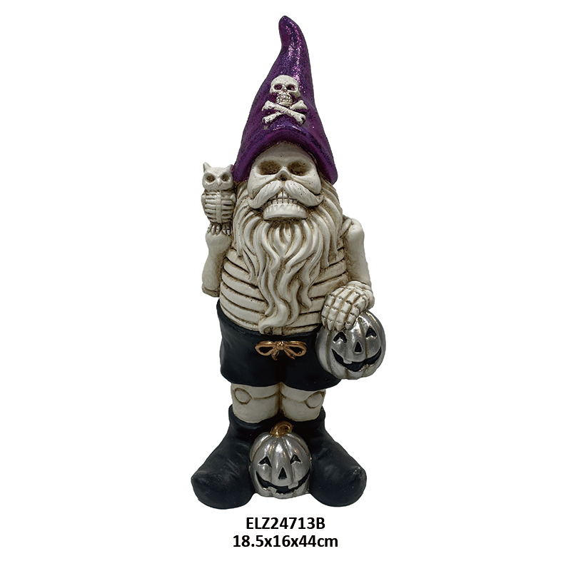 Fiber Clay Halloween Gnome