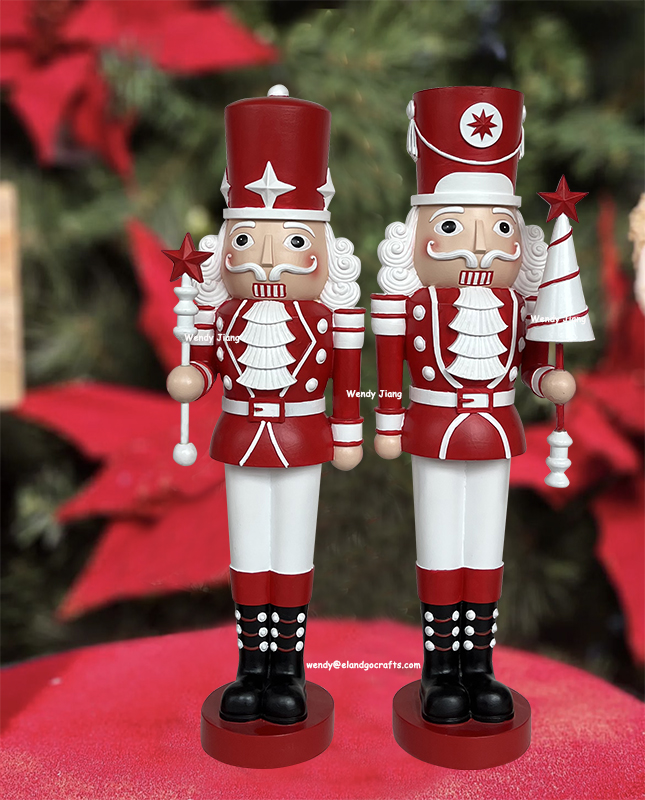 Resin Nutcracker Christmas Decor