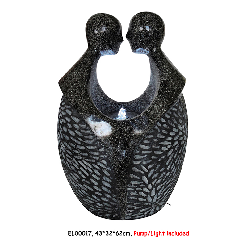 High-Quality Fiber Resin Lady Statues Garden Fountain Water Feature Suppliers, Factory