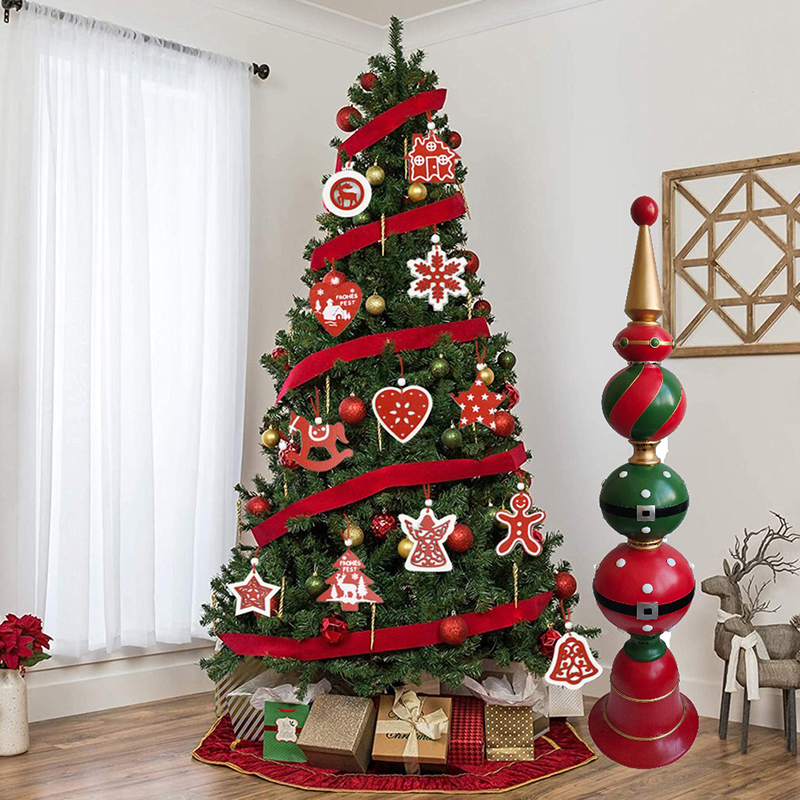 China Resin Art & Craft New design 65inch Christmas Bell-balls Finial Decoration Factories, Products