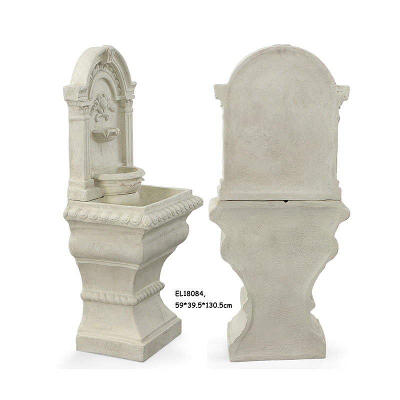 High-Quality Fiber Resin Square Leaned Wall Fountain Water Feature Supplier, Products