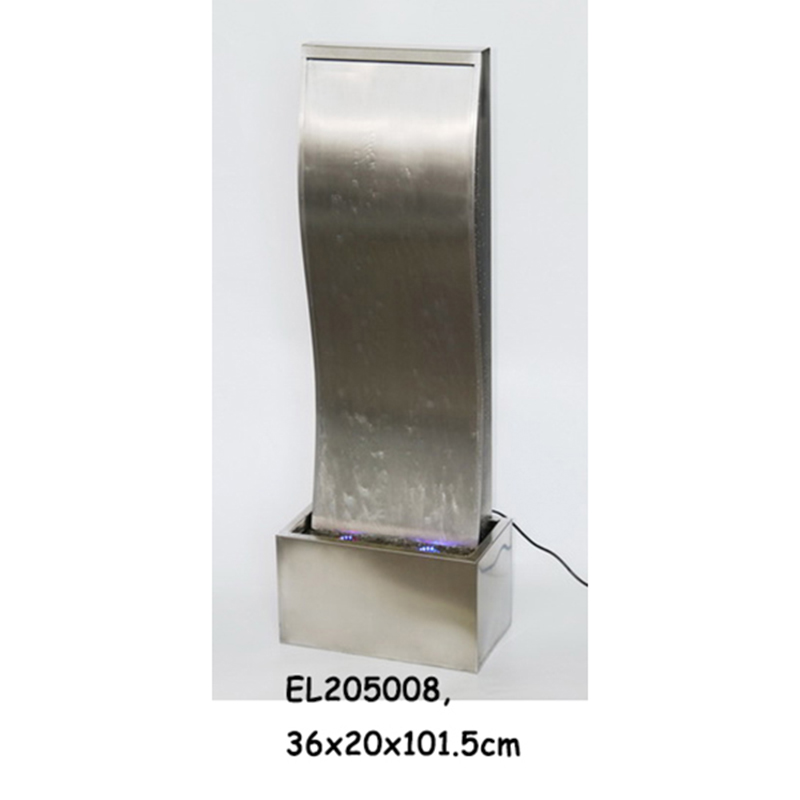 High-Quality Stainless Steel Wall Waterfall Fountain Water Features Manufacturers, Product