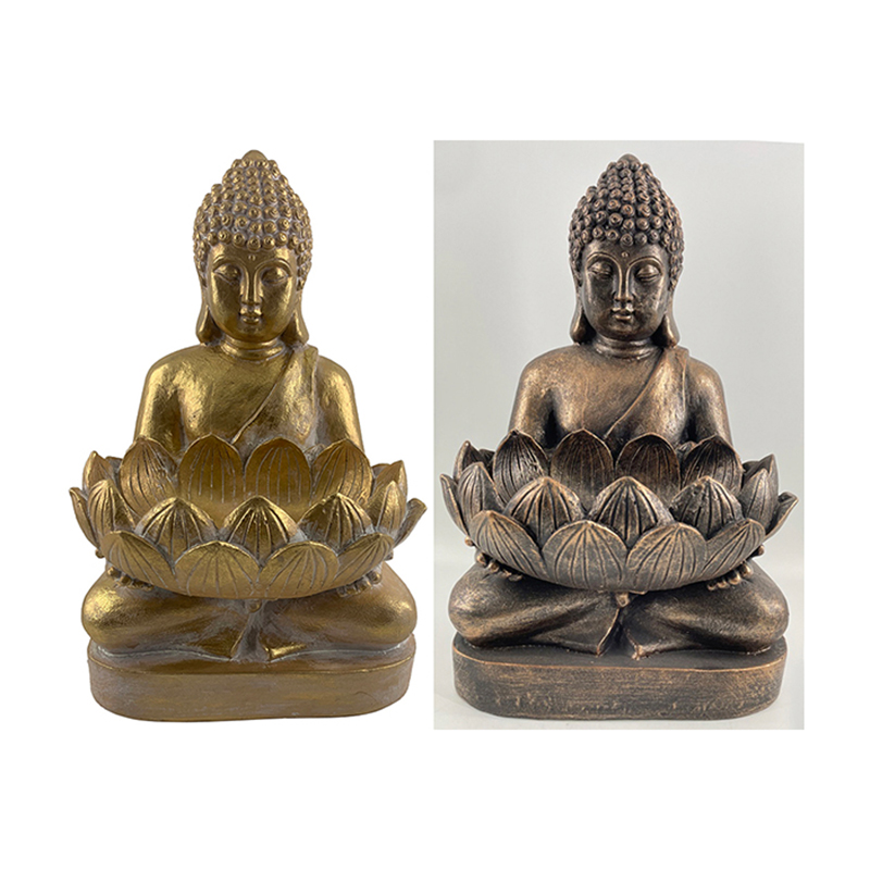 High-Quality Resin Arts & Crafts Classic Buddha Hold Lotus Figurines  Suppliers, Products