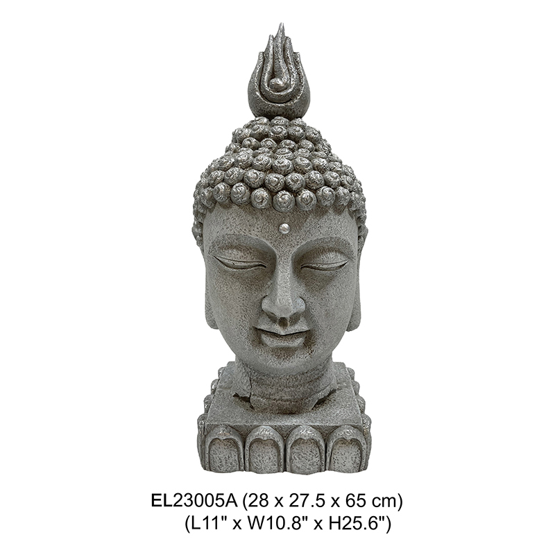 High-Quality Fiber Clay MGO Buddha Head Statues Statuary Figurines Exporter, Products