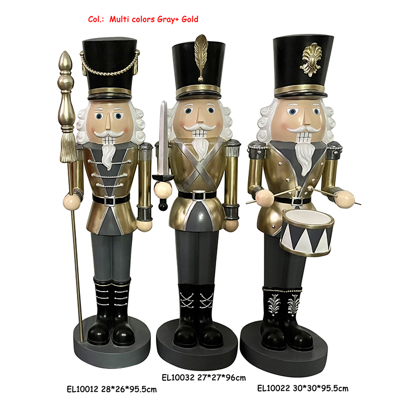 Wholesale Resin Handmade Crafts Classic Nutcrackers Figurines Soldiers Decorations Tabletop Ornaments Manufacturer, Product