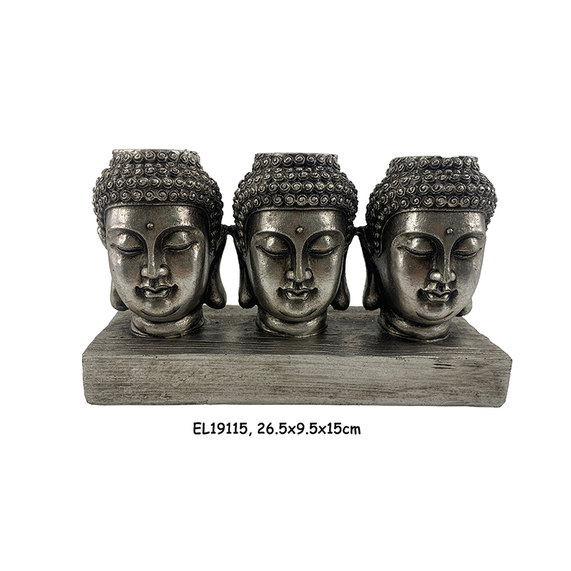 High-Quality Resin Arts & Crafts  Buddha Statues With Holders For Candles Manufacturers, Supplier