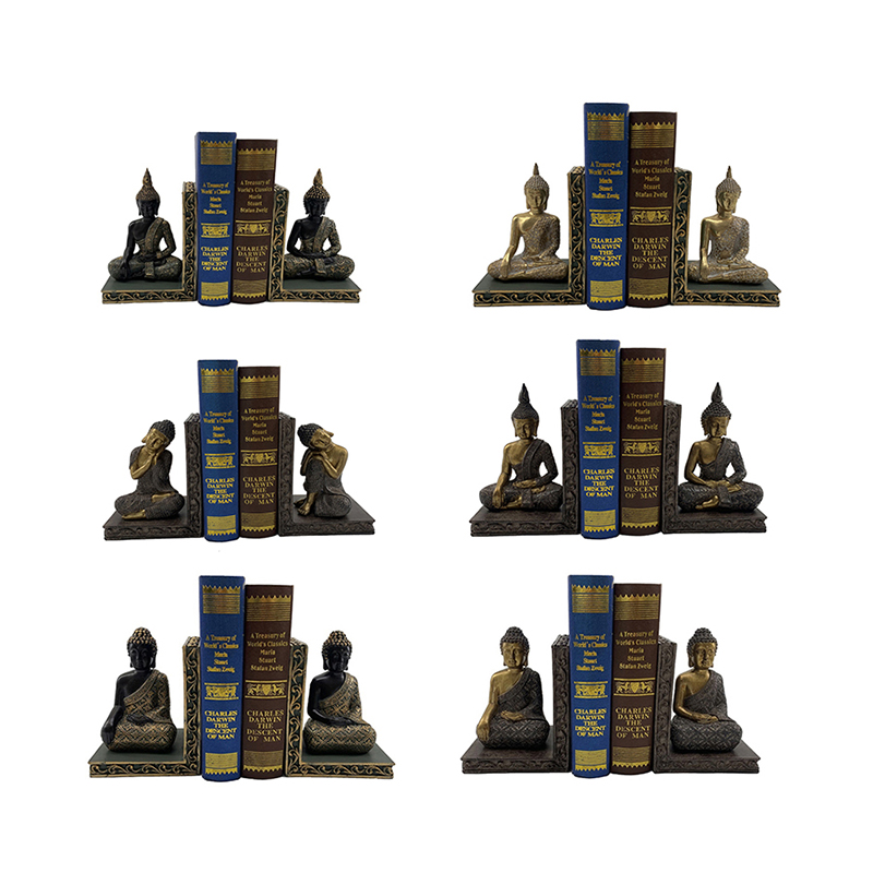 High-Quality Resin Arts & Crafts Classic Buddha Statues Bookends Suppliers, Service
