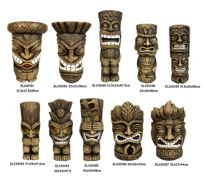 Tiki Outdoor Flowerpot Details