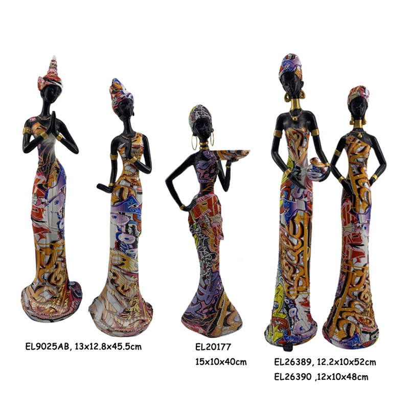 High-Quality Resin Arts & Crafts Africa Lady Figurines Candle Holders  Manufacturers, Products