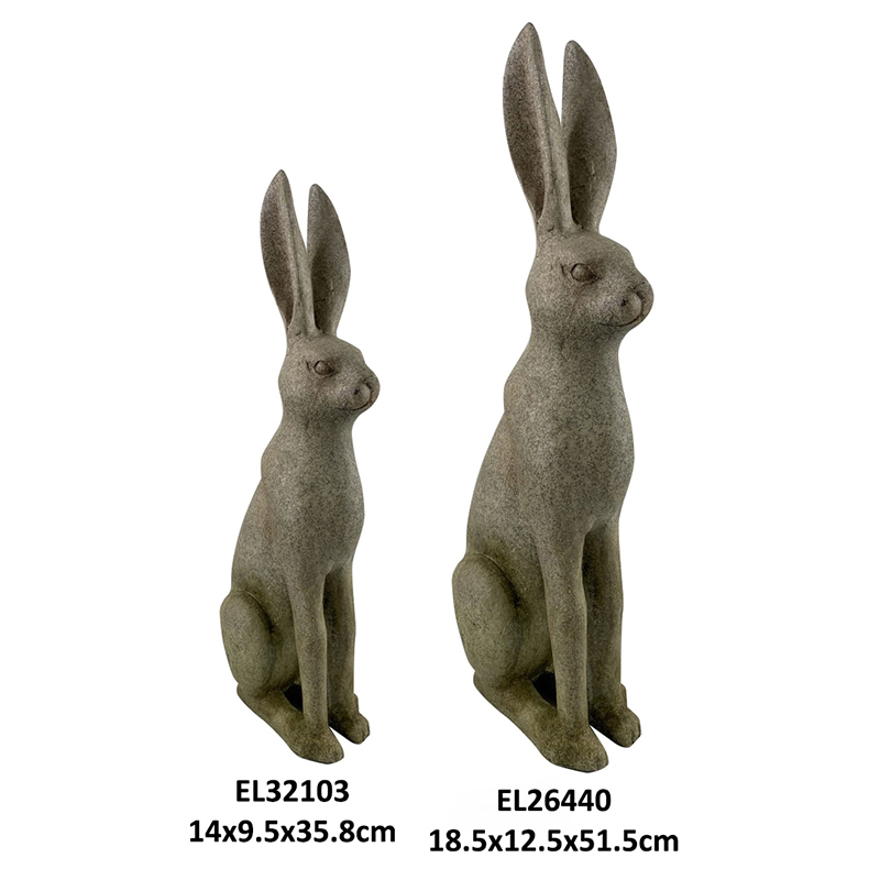 Wholesale Rabbit Statues Easter Bunny for Home and Garden Modern Rabbits Figurines Manufacturers, Factory