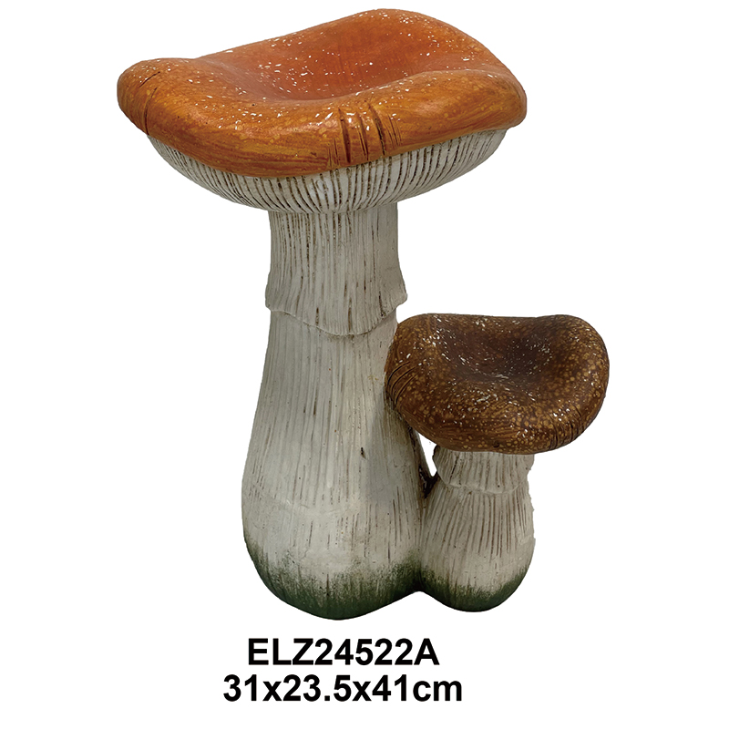 Wholesale Fiber Clay Mushroom Decorations Autumn Harvest Collection Indoor Outdoor Decors Supplier, Product