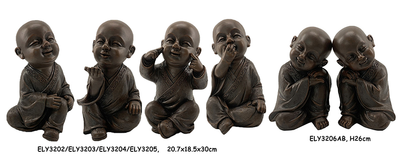 Shaolin Monk Statue 3