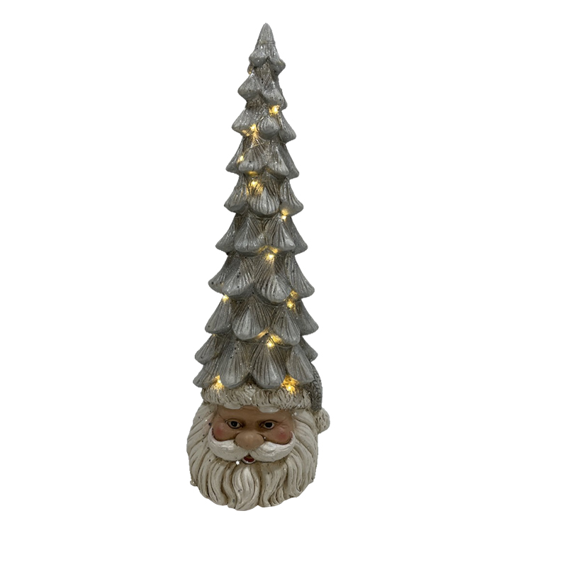 High-Quality Charming Clay Fiber Santa's Trees with Lights Home Decor Christmas Decoration Exporters, Service