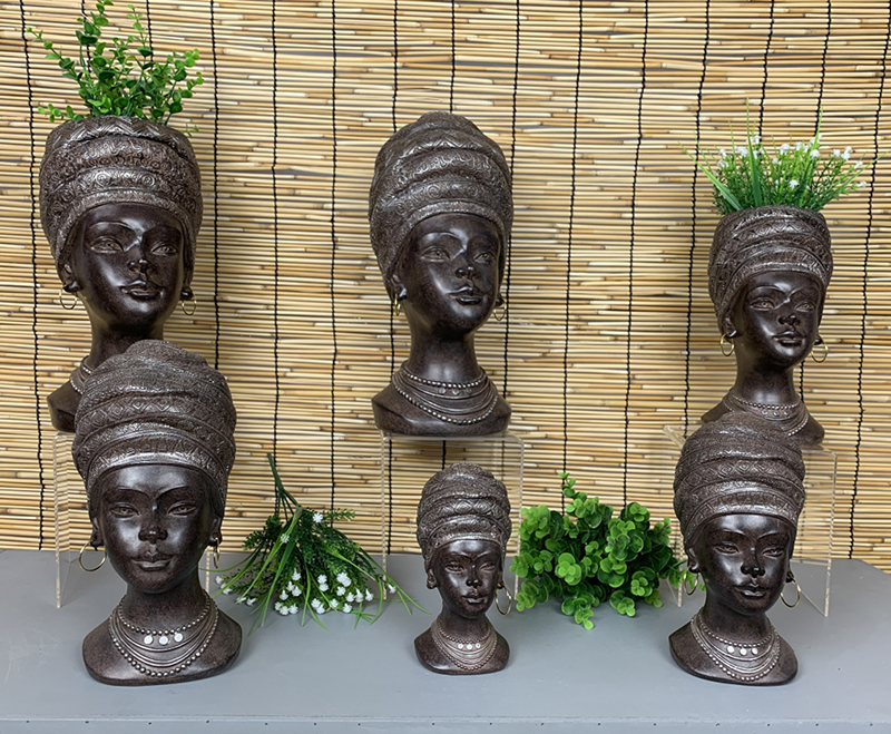 Africa Lady Bust Custom Color Version 2