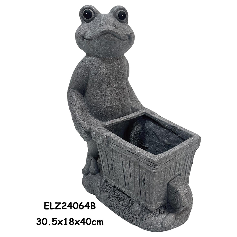 Wholesale Handcrafted Frog Planter Statues Frogs Holding Planters For Home And Garden Decoration Factories, Exporters