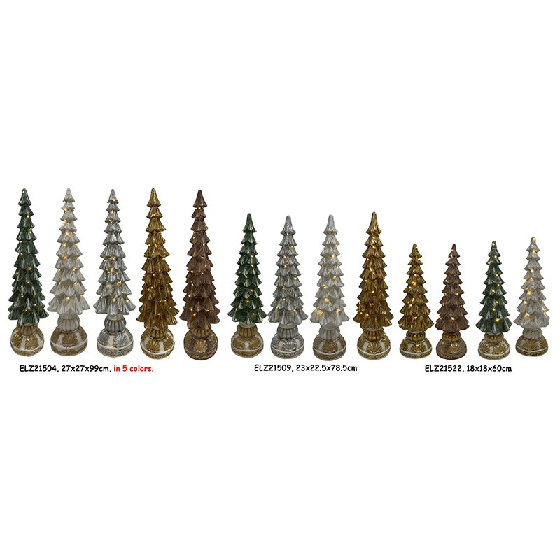 Best Clay Fiber Christmas Trees With Lights Home Decor Seasonal Decoration Manufacturer, Factories
