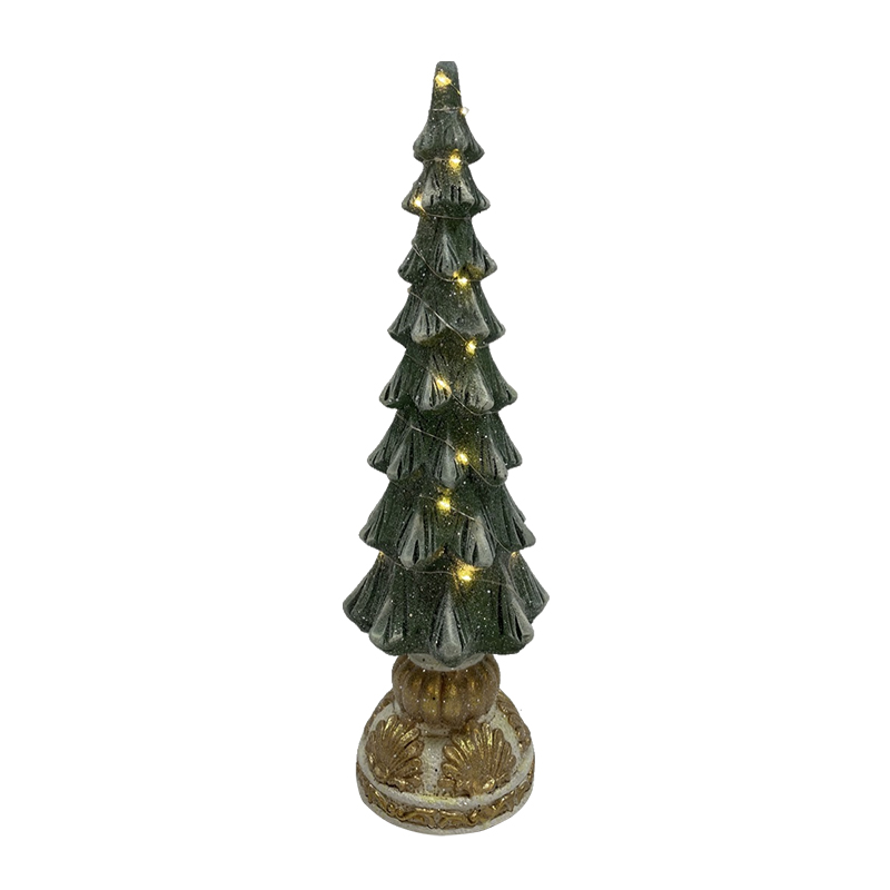 Handcrafted Clay Fiber Christmas Tree Highlight 4