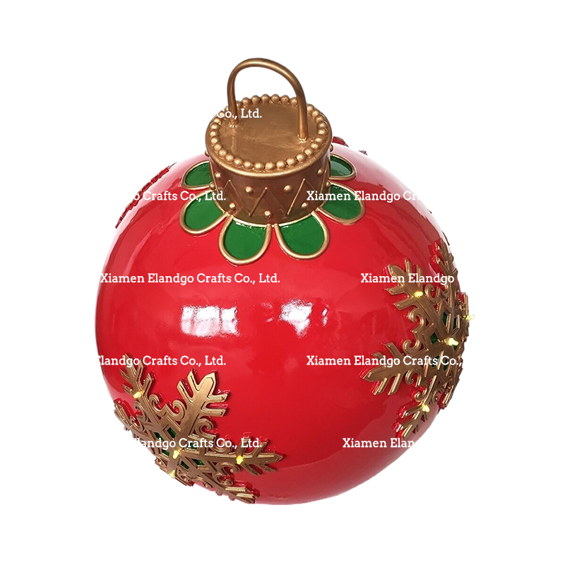 High-Quality Christmas Ball Ornaments with LED Flash Light XMAS Holiday Decor Seasonal Products Factories, Product
