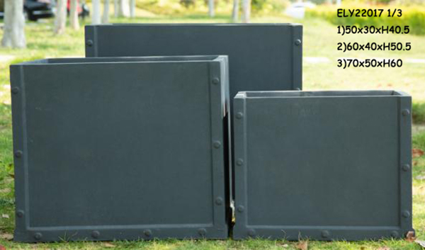 Best Fiber Clay Light Weight Long Trough Flowerpots Garden Pottery Manufacturers, Supplier