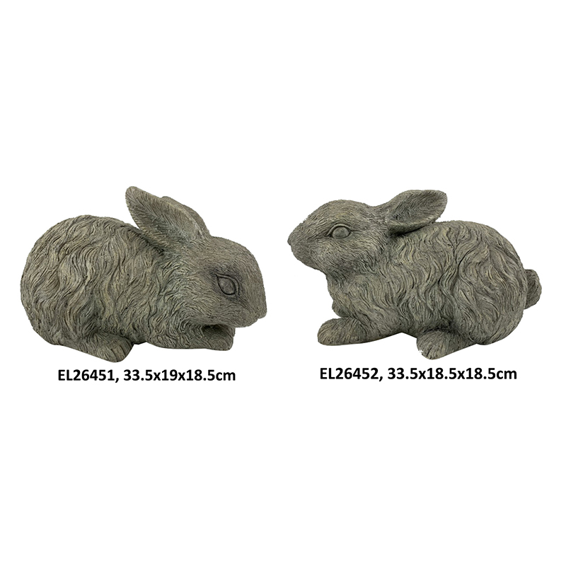 Rabbit statue details