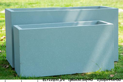 Best Fiber Clay Light Weight Long Trough Flowerpots Garden Pottery Manufacturers, Supplier