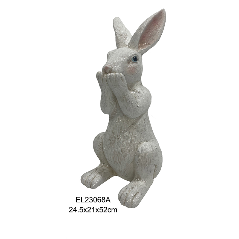 Wholesale Speak No Evil Rabbit Statue Collection Garden Decoration Easter Rabbits Bunny Figurine Factory, Service