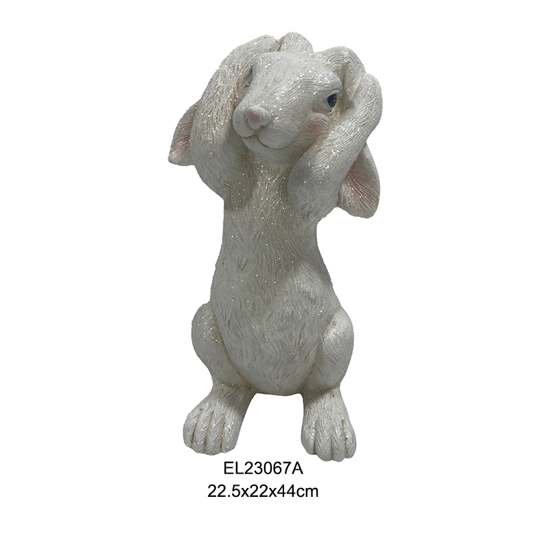 Best Hear No Evil Easter Rabbit Statues Spring Outdoor Indoor Decoration Holiday Decor Supplier, Exporter