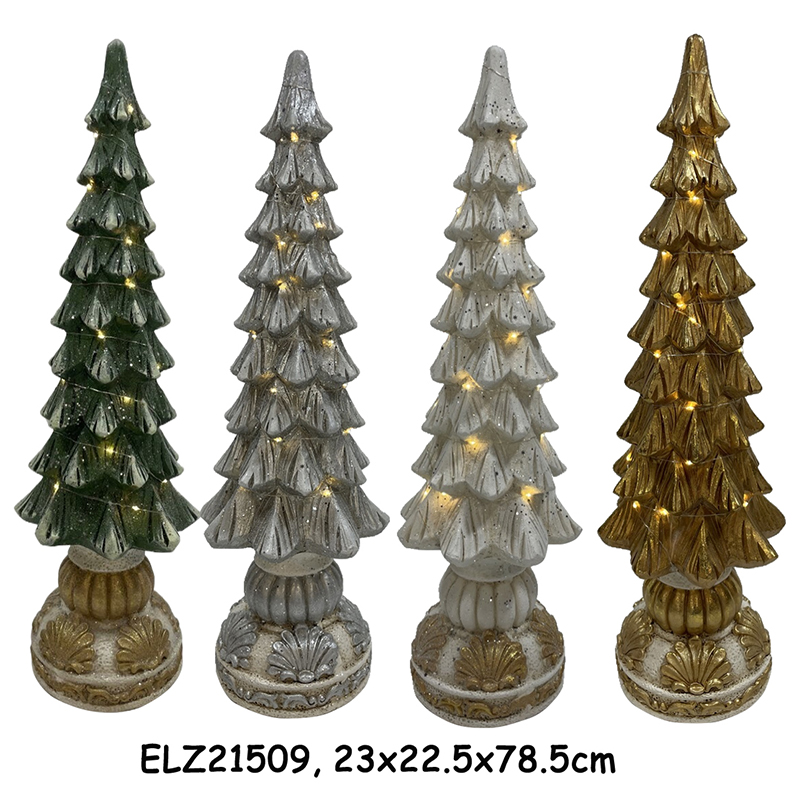 Best Clay Fiber Christmas Trees With Lights Home Decor Seasonal Decoration Manufacturer, Factories