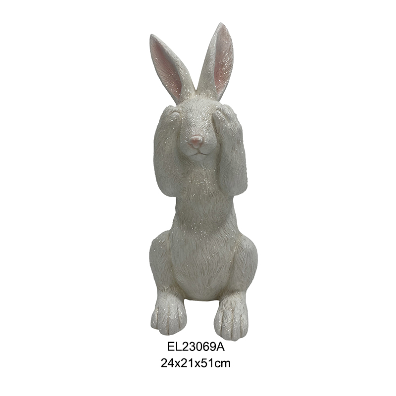 Best Easter See No Rabbit Statues Spring Home and Garden Decoration Cute Rabbit Factory, Factories