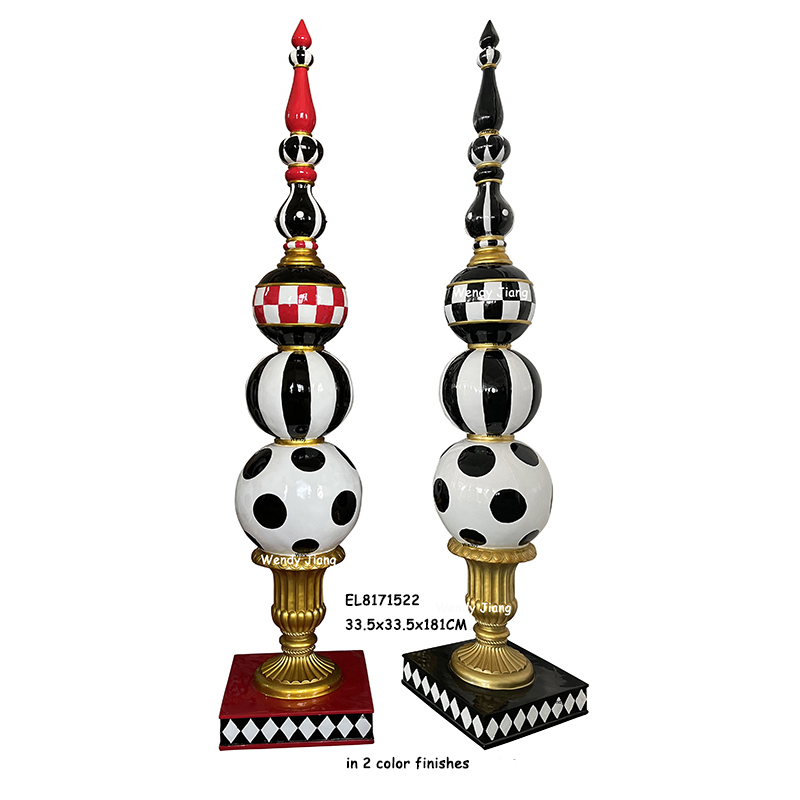 Wholesale Resin Handmade Art & Crafts 71.6inch high Finials Trophy Figurines Christmas Decoration  Exporters, Service