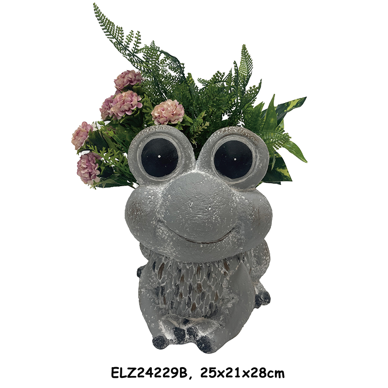 China Frog Planter Statues Frog Deco-Pot Garden Planters Animals Flowerpots Home And Garden Decor Product, Products