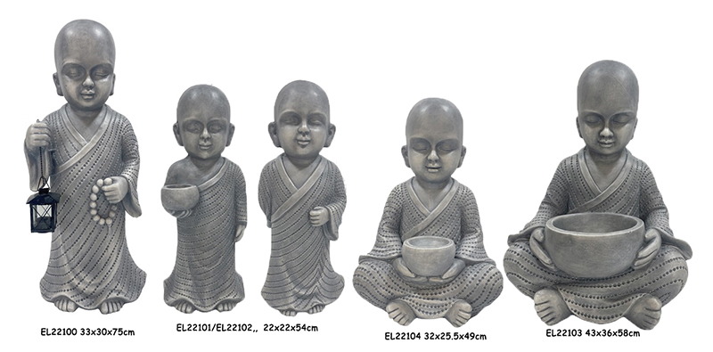 Shaolin Monk Statue 2