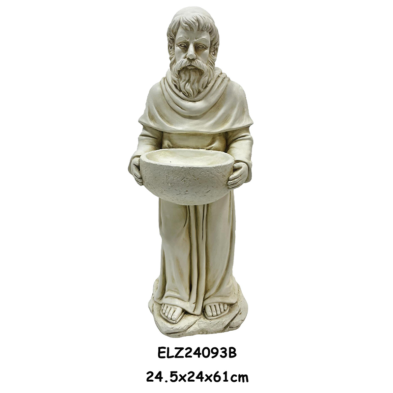 Wholesale Handcrafted Religious Figure Statues Holding Pot or Bird Suit For Home and Garden Decor Manufacturer, Service